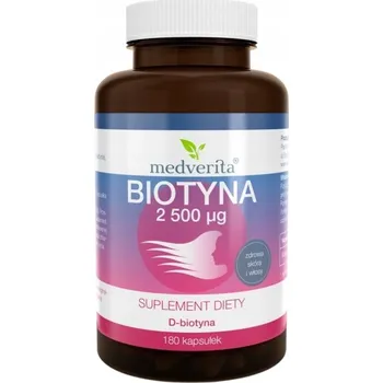 Medverita Biotin 2500 mcg 180 kapslí