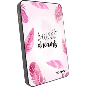 Powerbanka Picasee Powerbanka s MagSafe 5 000 mAh Šedá - Sladké sny