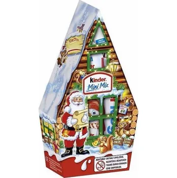 Cukrovinka Kinder Mini Mix Vánoční domeček 76 g
