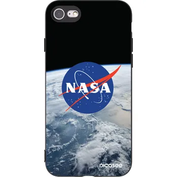 Pouzdro na mobilní telefon Picasee silikonový černý obal pro Apple iPhone SE 2020 - Nasa Earth