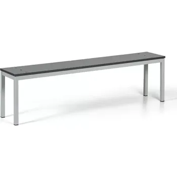 Zahradní lavice Šatní lavička PORTO, 150 cm, grafit