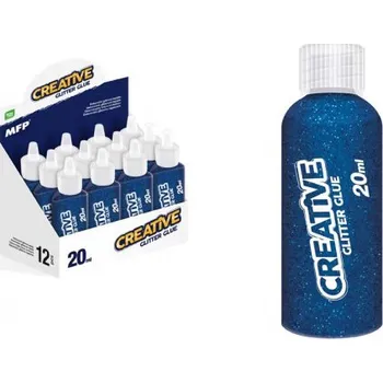 Lepicí páska Lepidlo glitrové 20ml modré