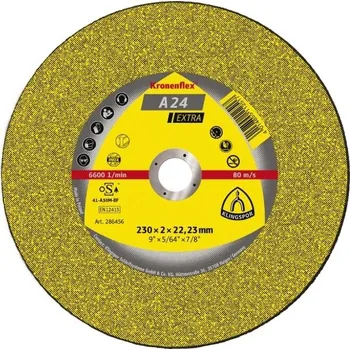 Řezný kotouč Klingspor A 24 EX 230X2X22,23 Řezné kotouče