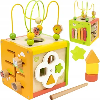 Dřevěná hračka Netkaná textilie proti plevelu Viga 5 x 5 cm, 5 g/m2