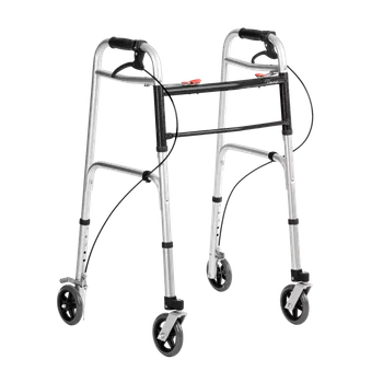 Chodítko pro seniory Čtyřkolové chodítko s ručními brzdami JMC-C 3224