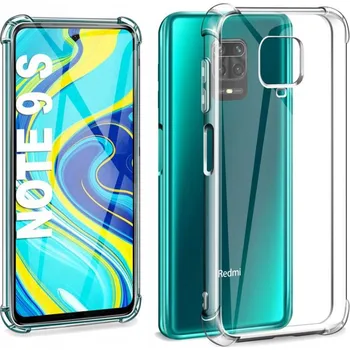 Pouzdro na mobilní telefon POUZDRO PRO XIAOMI REDMI NOTE 9 PRO NÁRAZOVÉ POUZDRO + TVRZENÉ SKLO 9H
