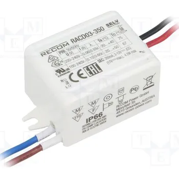 Napájecí zdroj pro osvětlení RECOM RACD03-350