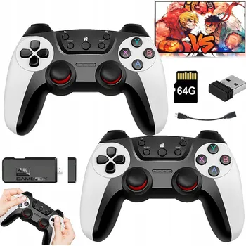 Herní konzole RETRO TV HRA MINI KONZOLE BEZDRÁTOVÁ HDMI 2 OVLADAČE 30000+ HER