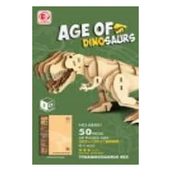 ostatní stavebnice Dřevěné 3D stavebnice, 50 dílů, 68001