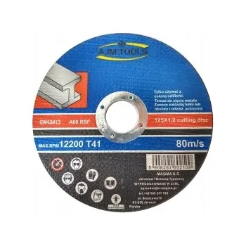 Řezný kotouč KOTOUČ NA ŘEZÁNÍ KOVŮ PLECHU TRUBEK PROFILŮ 125x1,2