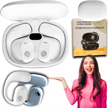 Sluchátka Bezdrátová sluchátka přes uši Brantek SŁUCHAWKI BEZPRZEWODOWE KOSTNE WODOODPORNE