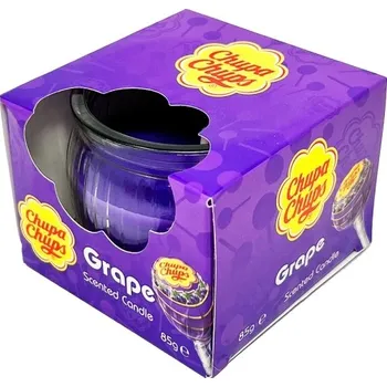 Svíčka Parafínová vonná svíčka s vůní hroznů Chupa Chups 1 ks
