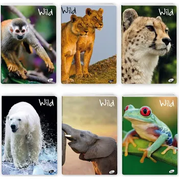 Sešit Sešit linkovaný A5 barevný linkovaný sešit velké poznámkové bloky pro děti Elisa 1 list