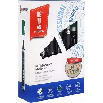 Permanentní popisovač Memobe zelený, 12 ks