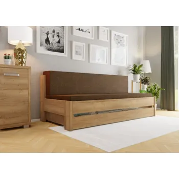 Postel Rozkládací postel Betka Dub Halifax přírodní Bombay 74