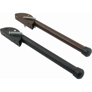 Garážová vrata Garážová podpěra 50x2,5 cm XL - černá