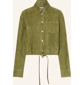 Dámský blejzr Sem Per Lei Dámská Kožená Bunda, olivová, 36