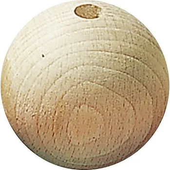 Dětské navlékací korálky Knorr Prandell Dřevěné korálky 10 ks-30 mm-6,5 mm