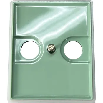 vypínač Kryt zásuvky televizní a rozhlasová ABB Element-Time 5011E-A00200 22 - agáve/ledová bílá