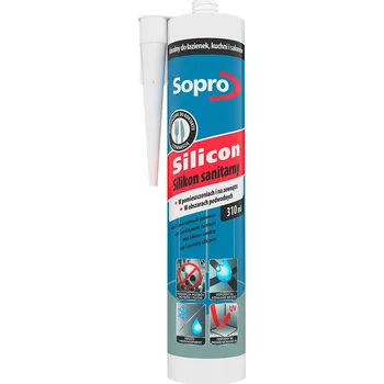 stavební silikon Silikon Sopro pro spáry hnědý 310 ml protiplísňový vodotěsný