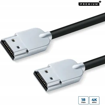 Video kabel Kabel Microconnect HDMISUPERSLIM1M HDMI - HDMI 1 m (metr)