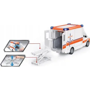 autíčko Sanitka Rappa Auto se zvukem a světlem
