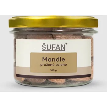 Sušená potravina 1 Pražené solené mandle 100g Šufan