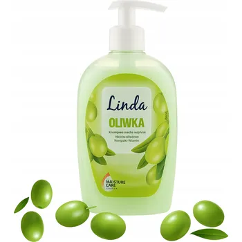 Mýdlo LINDA Krémové tekuté mýdlo, mýdlo na ruce Olivové