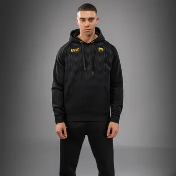 Pánská móda Pánská Mikina UFC Zenith by Venum Replica - černo/zlatá M