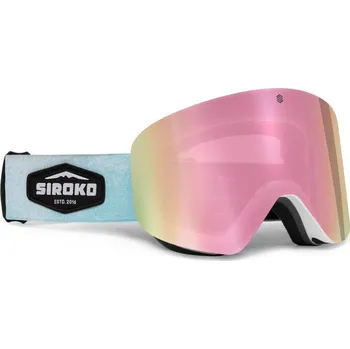 Sjezdové lyžování SIROKO Dětské lyžařské brýle GX Kids Pixie Růžová MODRÁ|RŮŽOVÁ