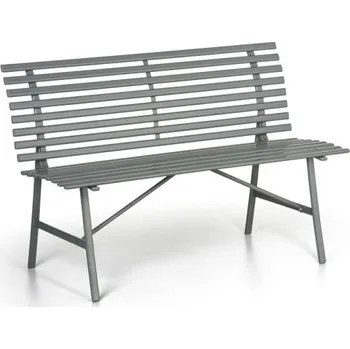 Zahradní lavice Venkovní lavička JARUNKA, šedá