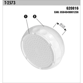Cedník a síto T 2573-B-1/2" cedník bíly plast