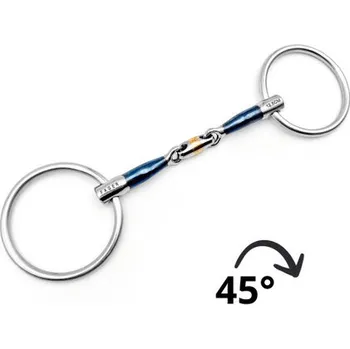 Udidlo pro koně Udidlo stihlové dvakrát lomené Sweet Iron Tim Fager 13,5 cm