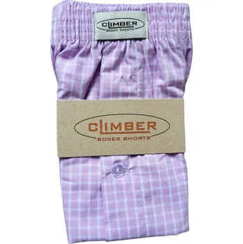 Trenýrky Climber 3100-RUZ5 růžové pánské popelínové trenýrky Barva: růžová, Velikost: M