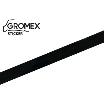 Přívěs k motorovému vozidlu Černá samolepka GROMEX, 1200x160 mm
