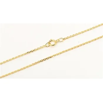 Řetízek Dámský stříbrný pozlacený řetízek ankr 50cm STRR0332F