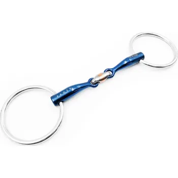 Udidlo pro koně Udidlo stihlové dvakrát lomené Front Lock Titanium Oscar Fager 12,5 cm