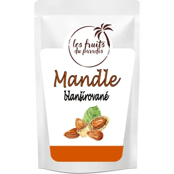 Mandle blanšírované 500 g LES FRUITS DU PARADIS