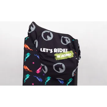 HORSIMO Obal na sedlo Let’s Ride HORSIMO, černý