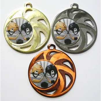 Hokej medaile DI4503-K054 Zde napište text na štítky a součet zadejte do košíku. Více informací viz.POPIS v dolní části.