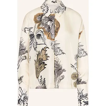 Dámská halenka Herzens Dámská Hedvábná Halenka, krémová / šedá / černá, 46