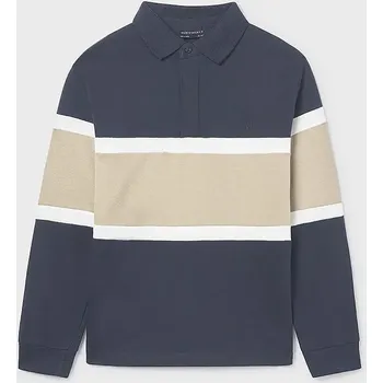 Dívčí oblečení Dětské tričko s dlouhým rukávem Mayoral 7104.7E.Junior.9BYA námořnická modř 59X, vel. 160