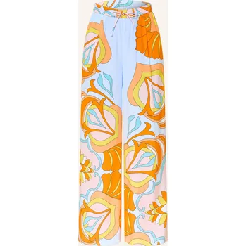 Dámské kalhoty Herzens Dámské Hedvábné Kalhoty Marlene, tmavě modrá /...