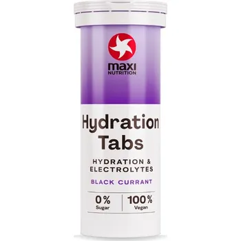 Instantní nápoj Maxi Nutrition Hydratační tablety s příchutí černého rybízu 40 g