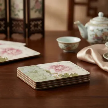 Korkové podložky EASY LIFE KWIATY 30 × 45 cm 4 ks