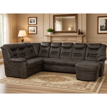 Sedací souprava ASKO - NÁBYTEK Elvis U hnědá