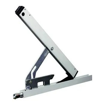 Okno GEZE OL95 otvírací nůžky bez držáku křídla,hliník stříbrný eloxovaný