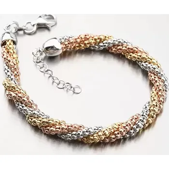 Šperk Zlacený náramek pro ženy B1604185-1264-SLX délka 20 cm