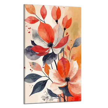 Obraz Obraz na plátně Červené květy , jednodílný 4304AX