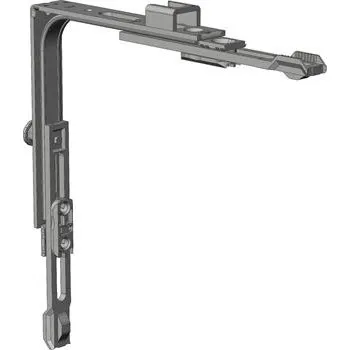 Okno WINKHAUS Rohový převod E1.SBS.U.F, štulp křídla dole 1 pin upínatelný stříbrný